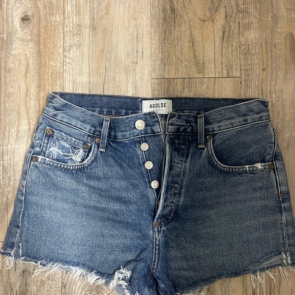 Agolde Parker Jean Shorts Size 24 - Picture 1 of 3